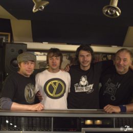 Yellow Dogs - enregistrement au Studio Prisme - Lausanne