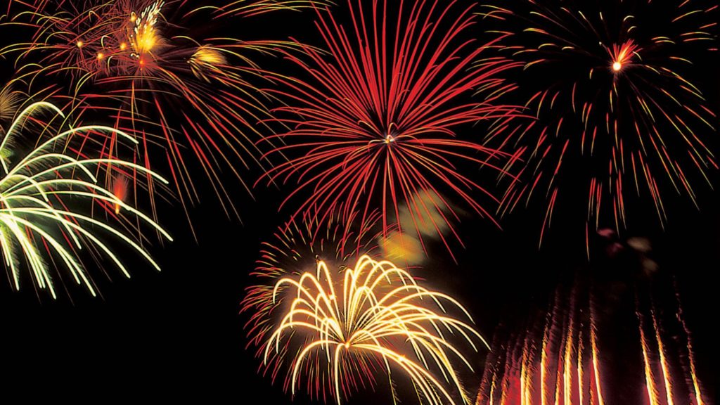 feux d'artifices